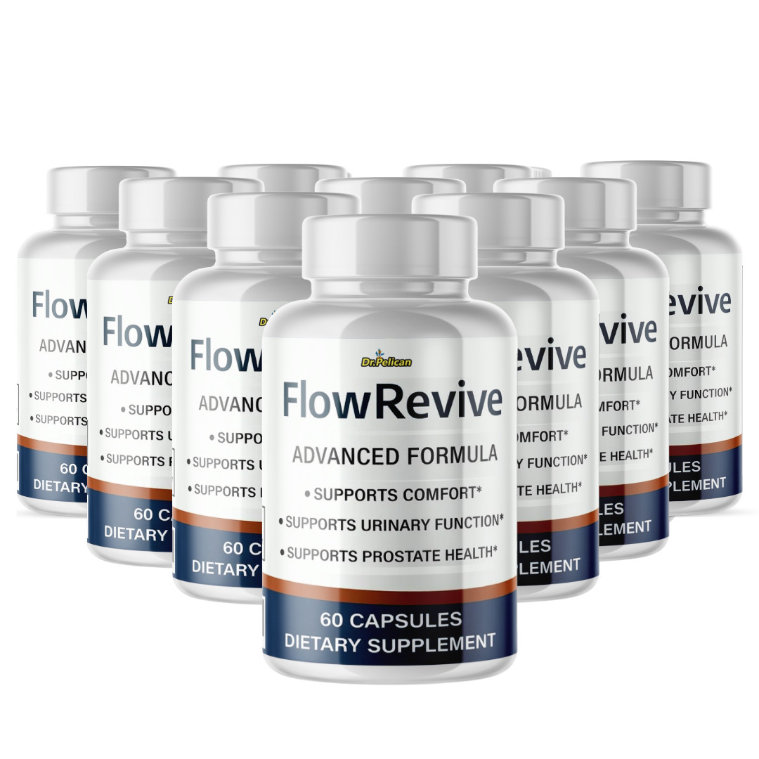 FlowRevive- Prostate Support- 10 Bottles- 600 Capsules