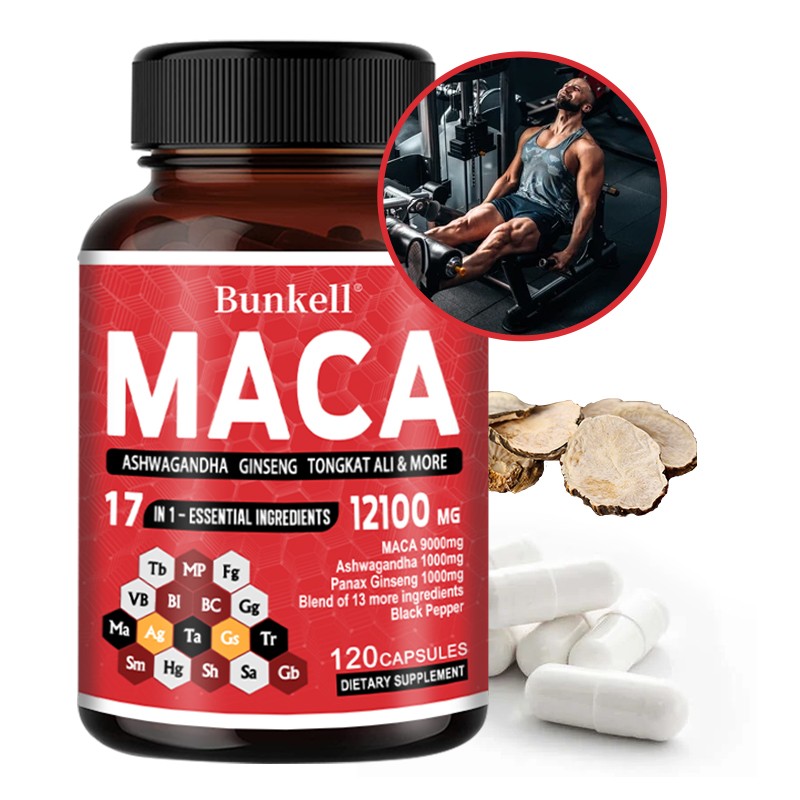 Maca 17-in-1 Capsules 12100mg-Balance hormones, boost energy and endurance 5pack