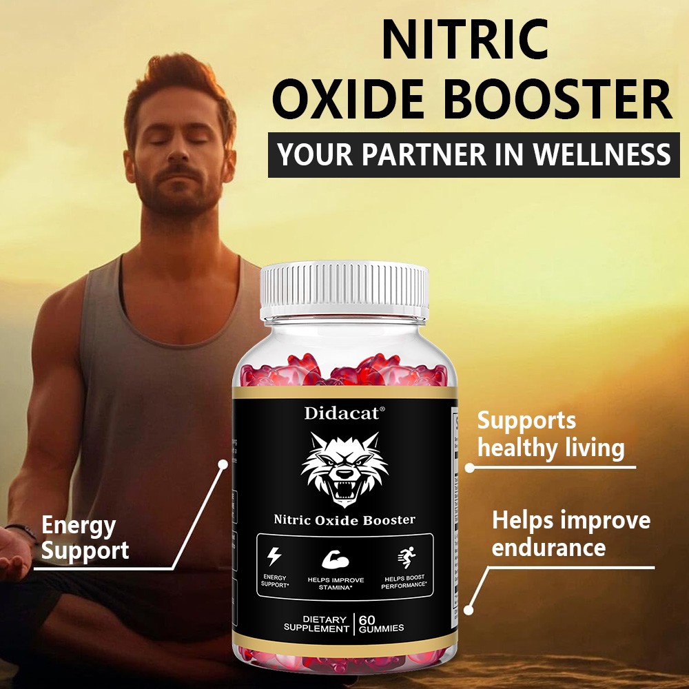 Maca root 100mg,Ashwagandha 100mg 60 gummies | Nitric oxide booster | Strength