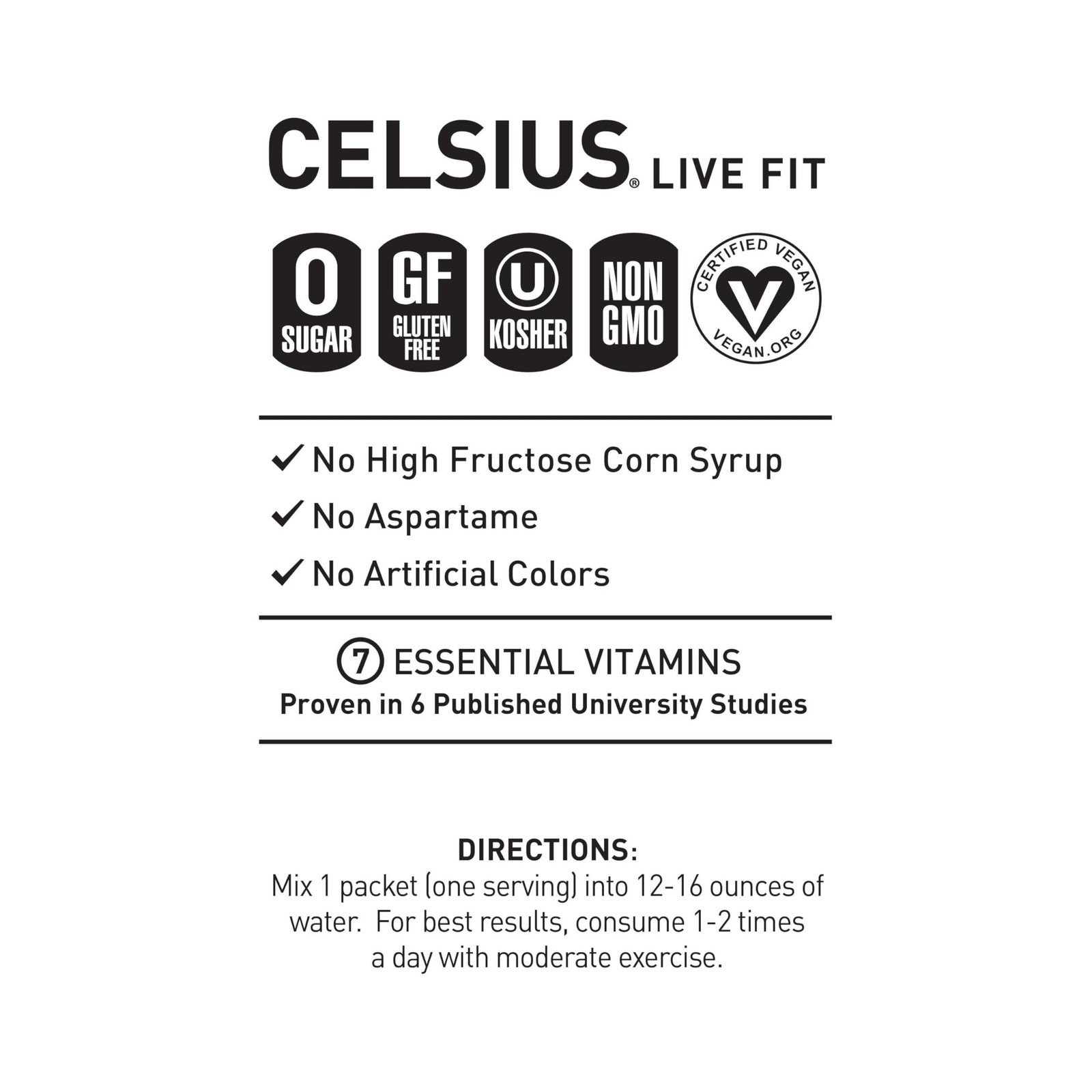 CELSIUS On The Go Strawberry Mango, Sugar Free Energy Drink Mix (14 Sticks…