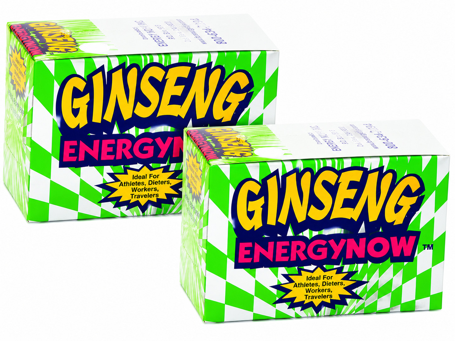 Energy Now Ginseng Herbal Supplement 24 In Pack – 2 Boxes – 144 Tablets Total