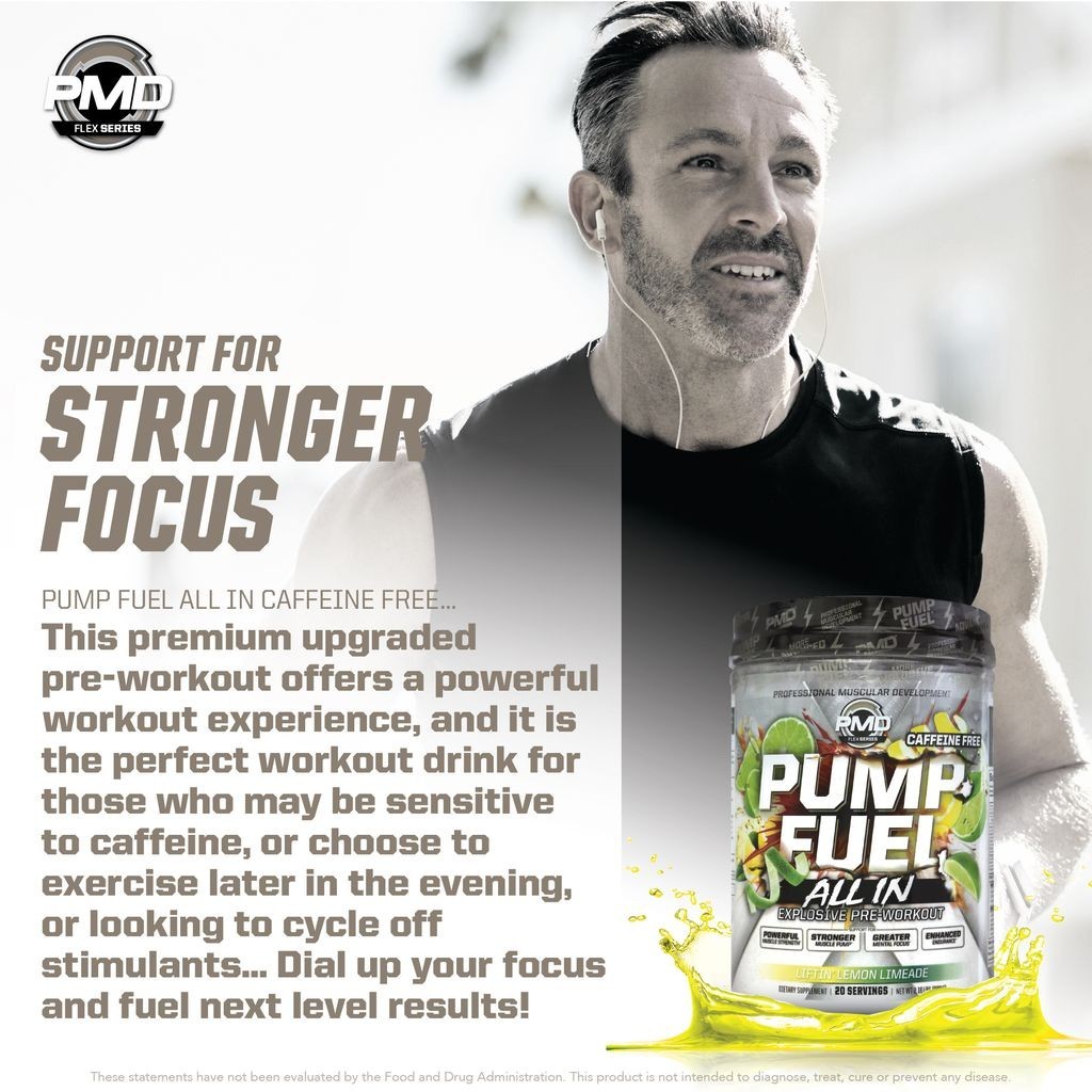 PMD Sports Ultra Pump Fuel All-In Caffeine Free – Pre Workout Powder