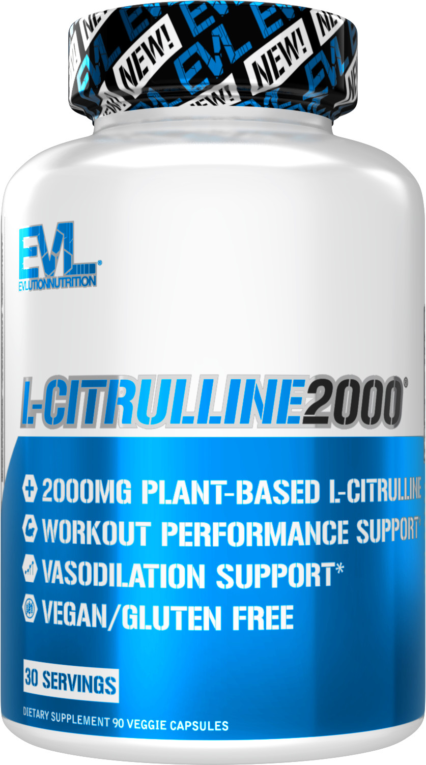 Evlution Nutrition L-Citrulline – Workout & Vasodilation Support – 30 Servings