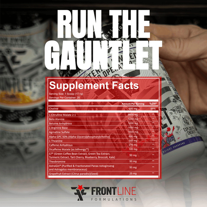 FRONTLINE FORMULATIONS Gauntlet Pre-Workout **Margarita Twist**