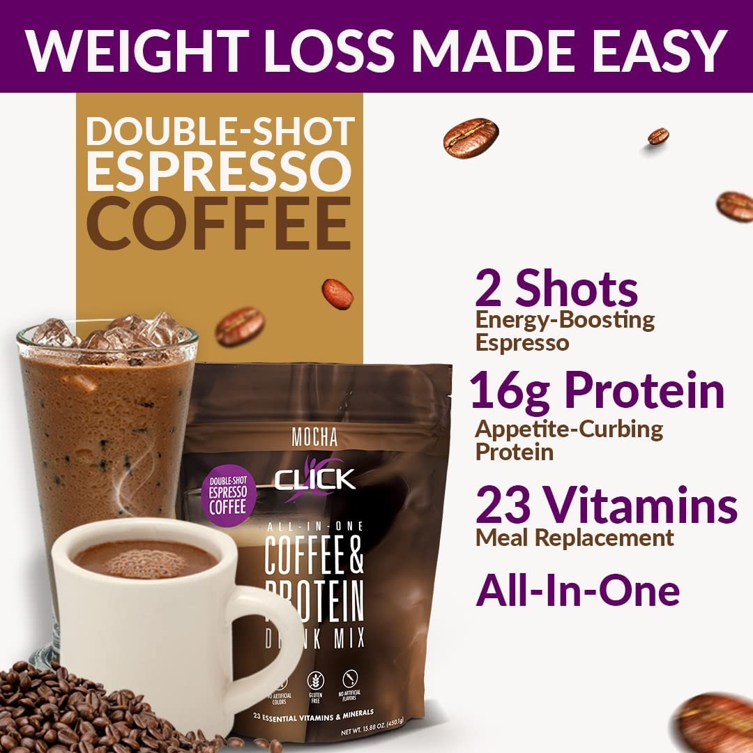 Click Coffee & Protein Powder Bag – Mocha