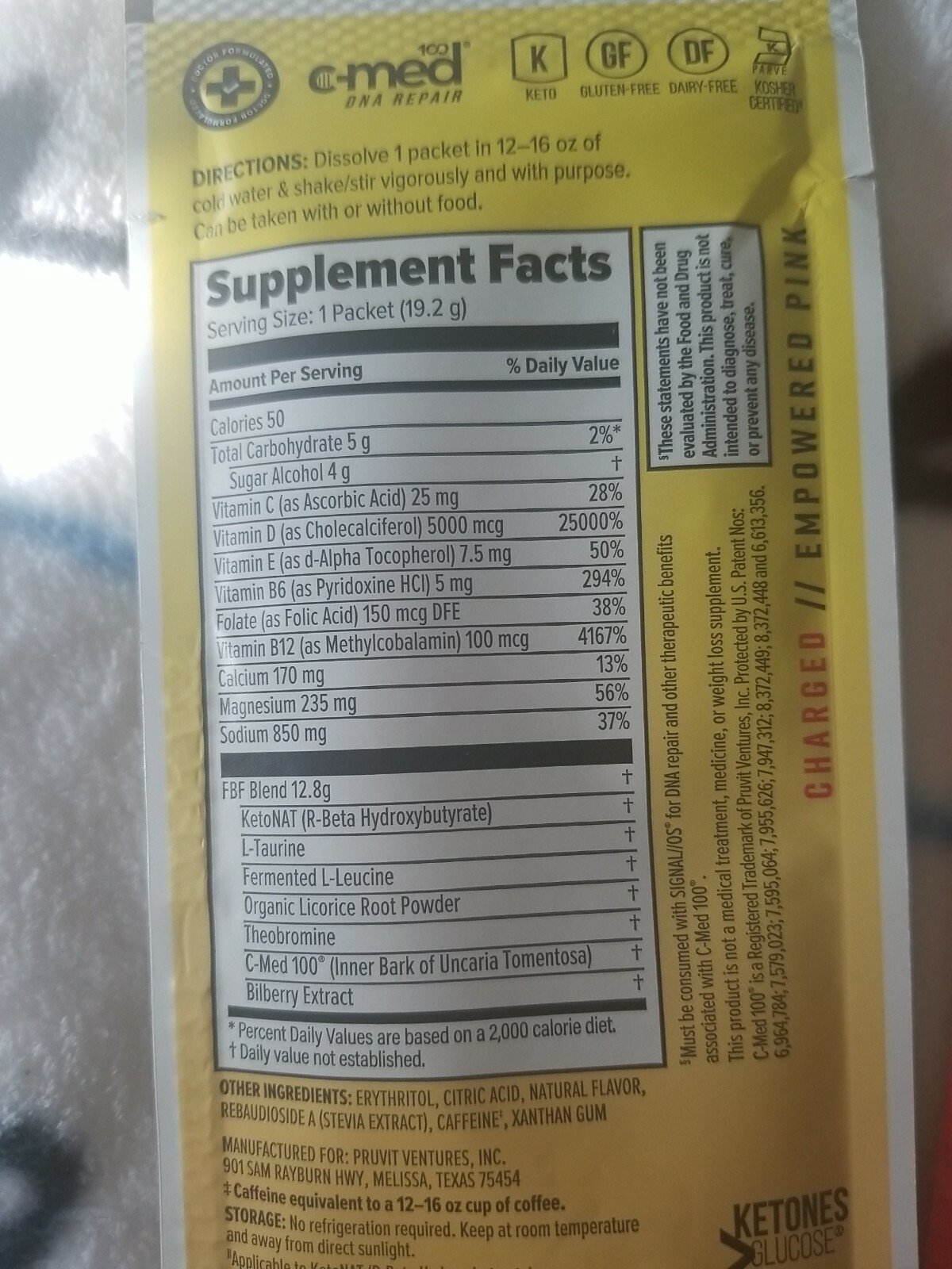 Pruvit Keto OS NAT Charged Ketones for Weight Management -… 5 pack! Variety
