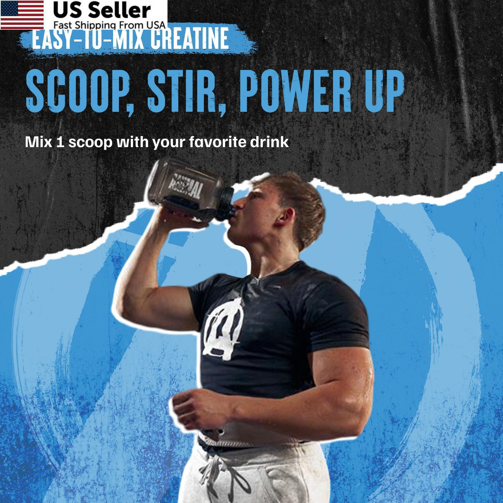 Animal Creatine Monohydrate Powder Micronized Muscle Recovery Unflavored 300g