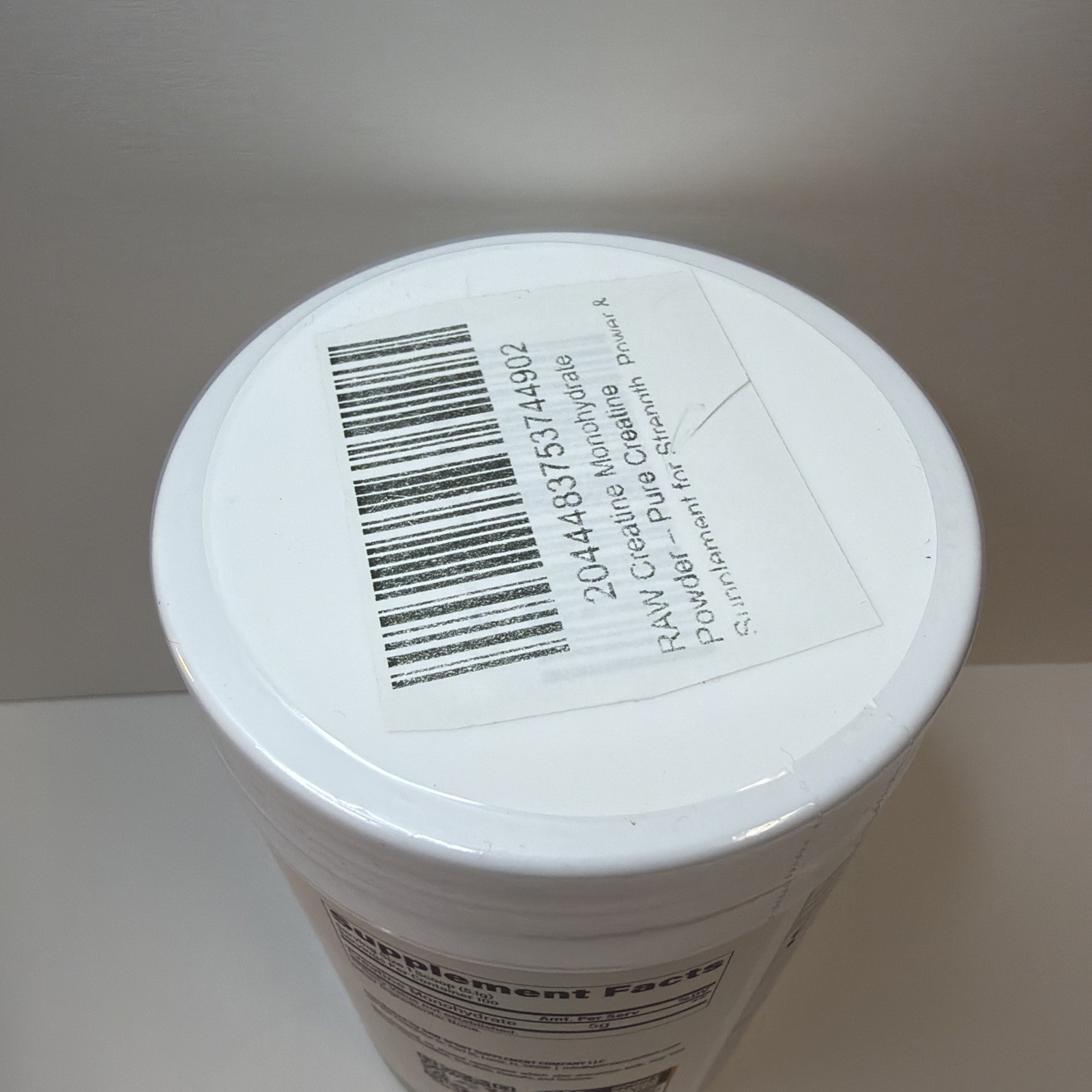 Raw Nutrition Creatine Monohydrate – Unflavored – Brand New – 100 Servings