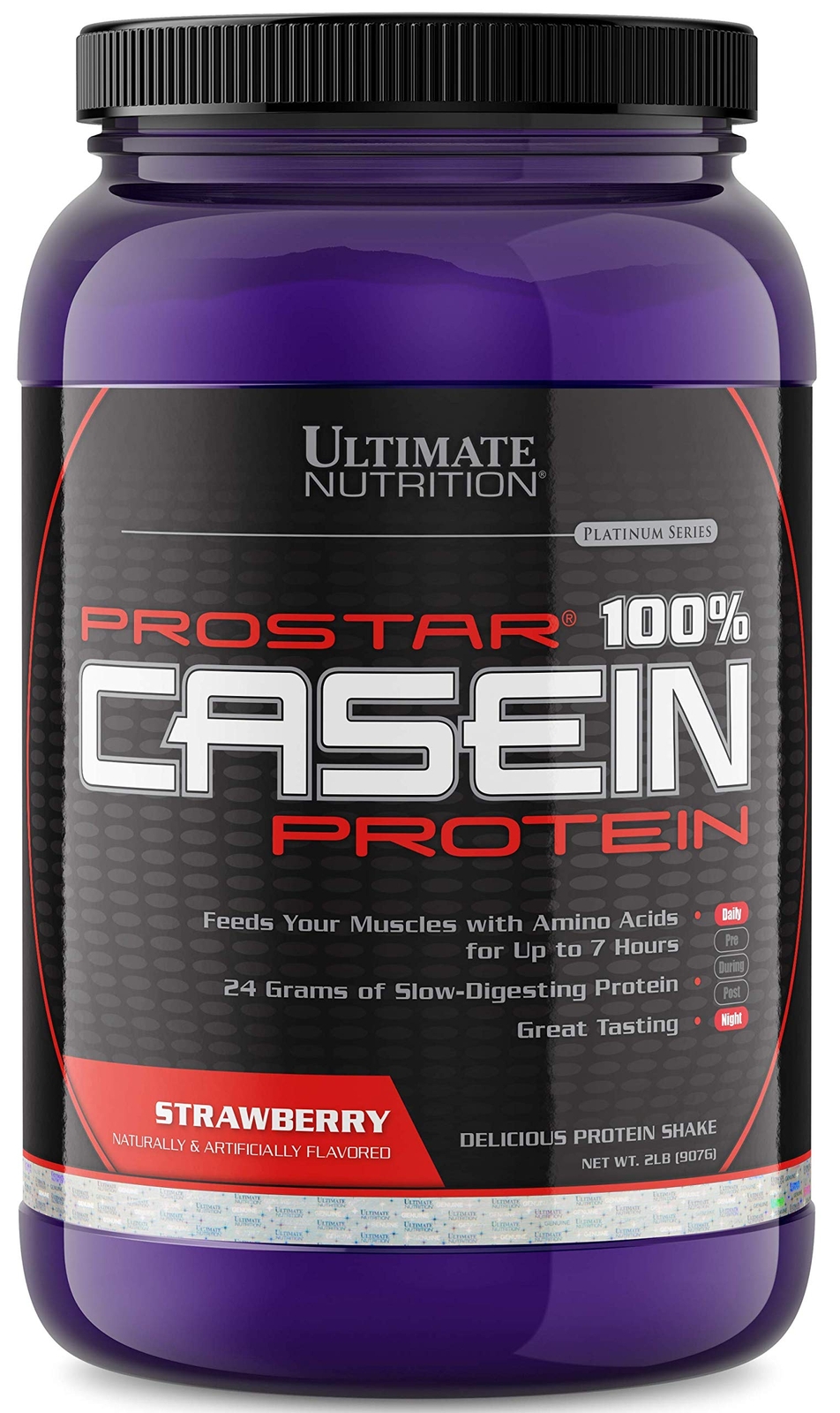 Prostar Micellar and Hydrolyzed Casein Protein Powder – 2 Pounds, Strawberry