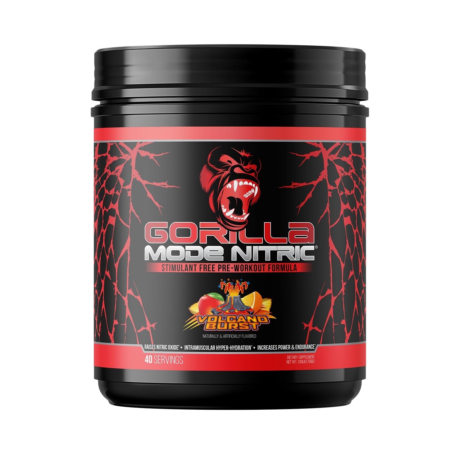 Stimulant-Free Pre-Workout Powder – Massive Pumps, Vasodilation, Best Taste – 76