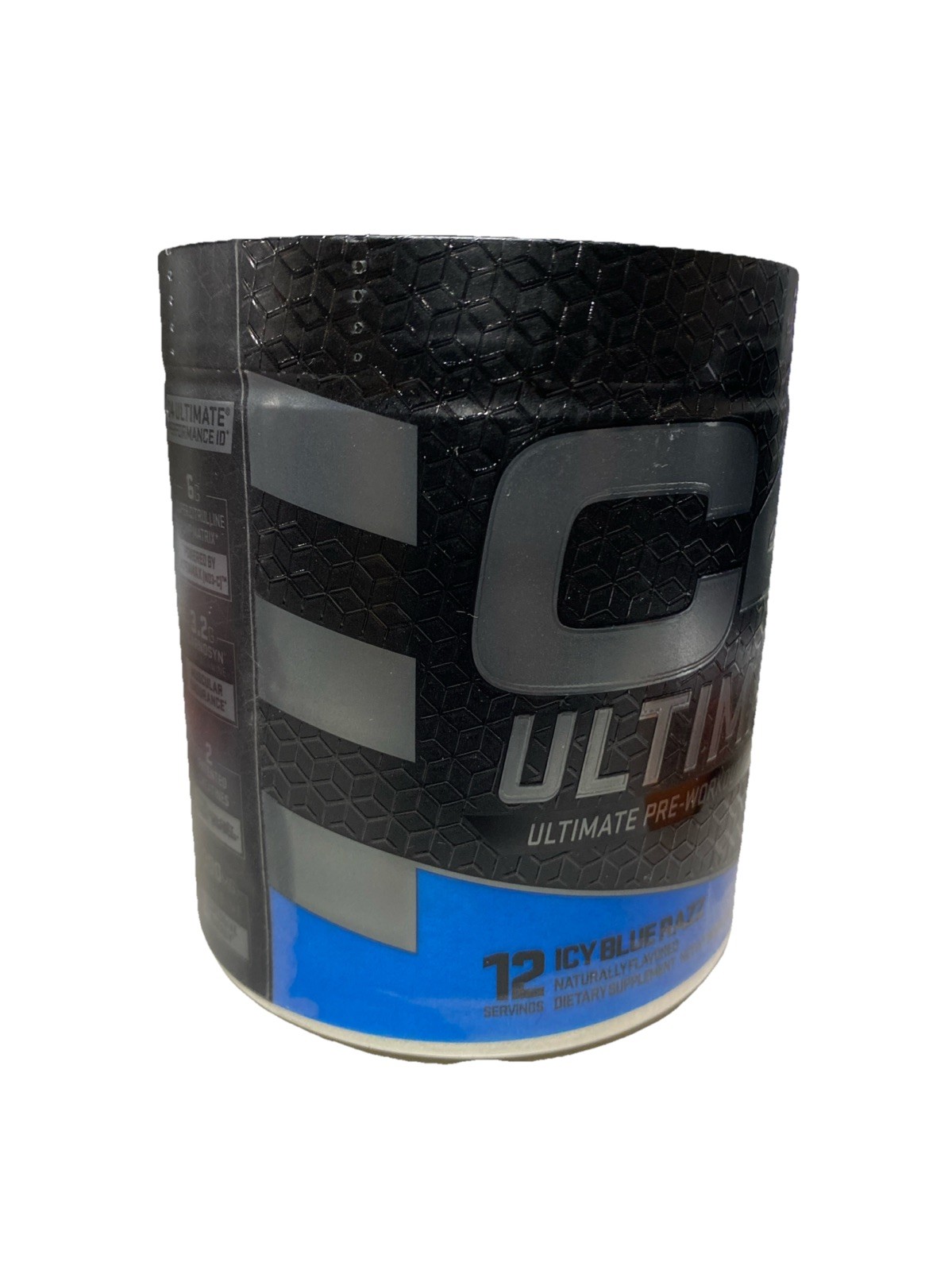 Cellucor C4 Ultimate Pre-Workout Supplement Icy Blue Razz (12 Servings) – NEW