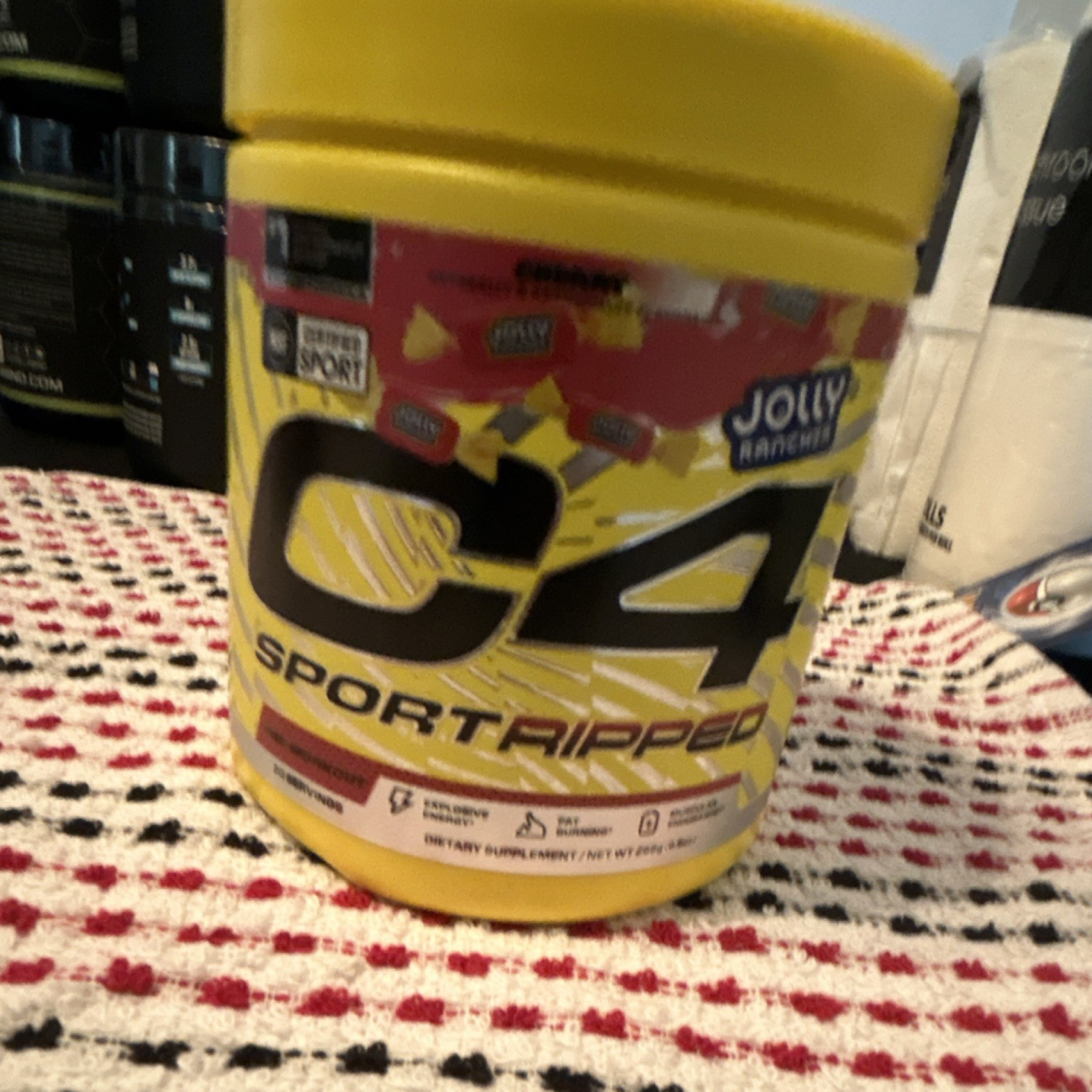 Cellucor C4 Sport Ripped Pre-Workout Powder Jolly Rancher NSF Certified 270g