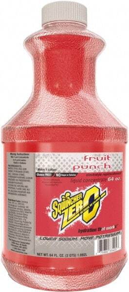 Sqwincher 159050102 64 oz Fruit Punch Liquid Concentrate Yields 5 Gallons