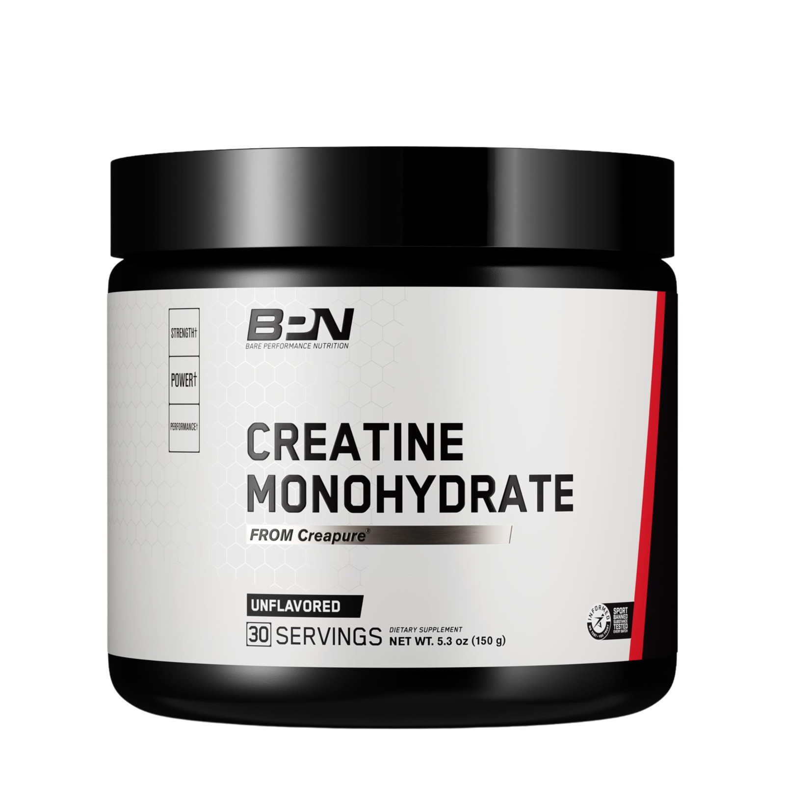 Creatine Monohydrate Powder 5g per Serving Unflavored 30 Servings
