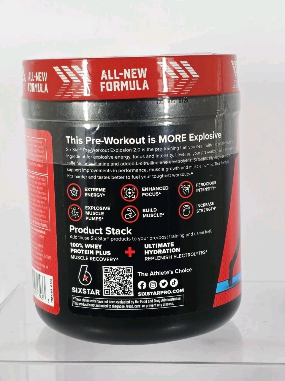 Pre-Workout Explosion 2.0, Icy Rocket Freeze 9.52 oz (270 g) Exp 07/10/2026 New