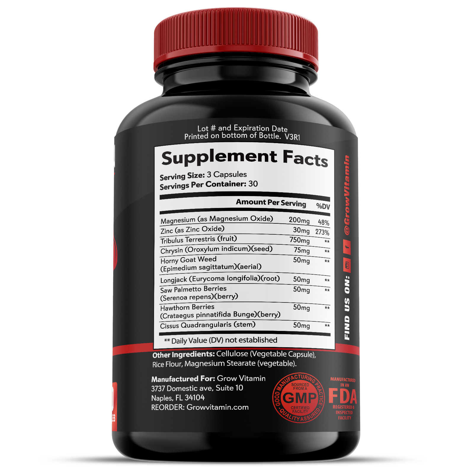 Testosterone Booster Caplets for Men Test Booster Sex Stamina Male Enhancement