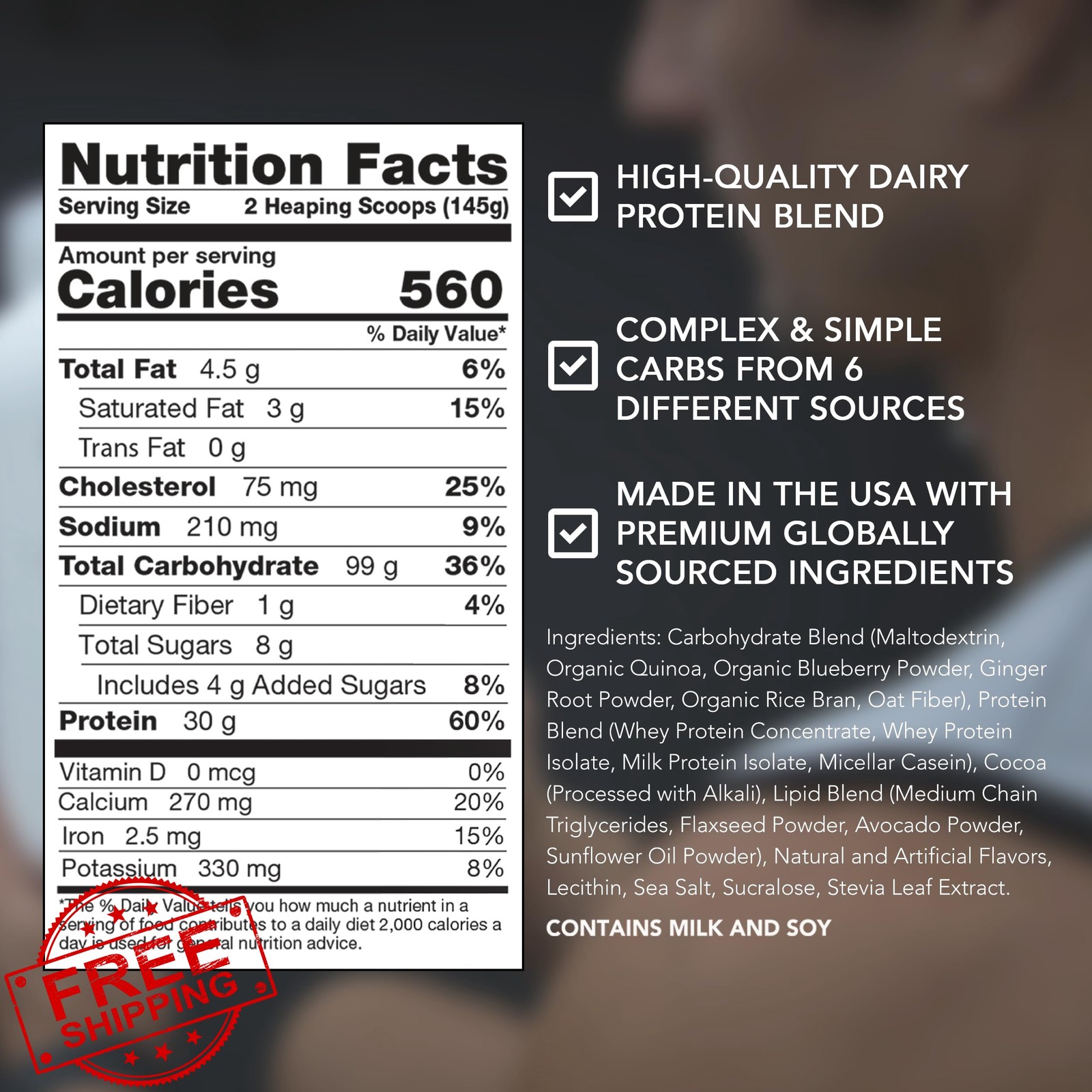 RIVAL NUTRITION Clean Gainer Chocolate Peanut Butter 10lb