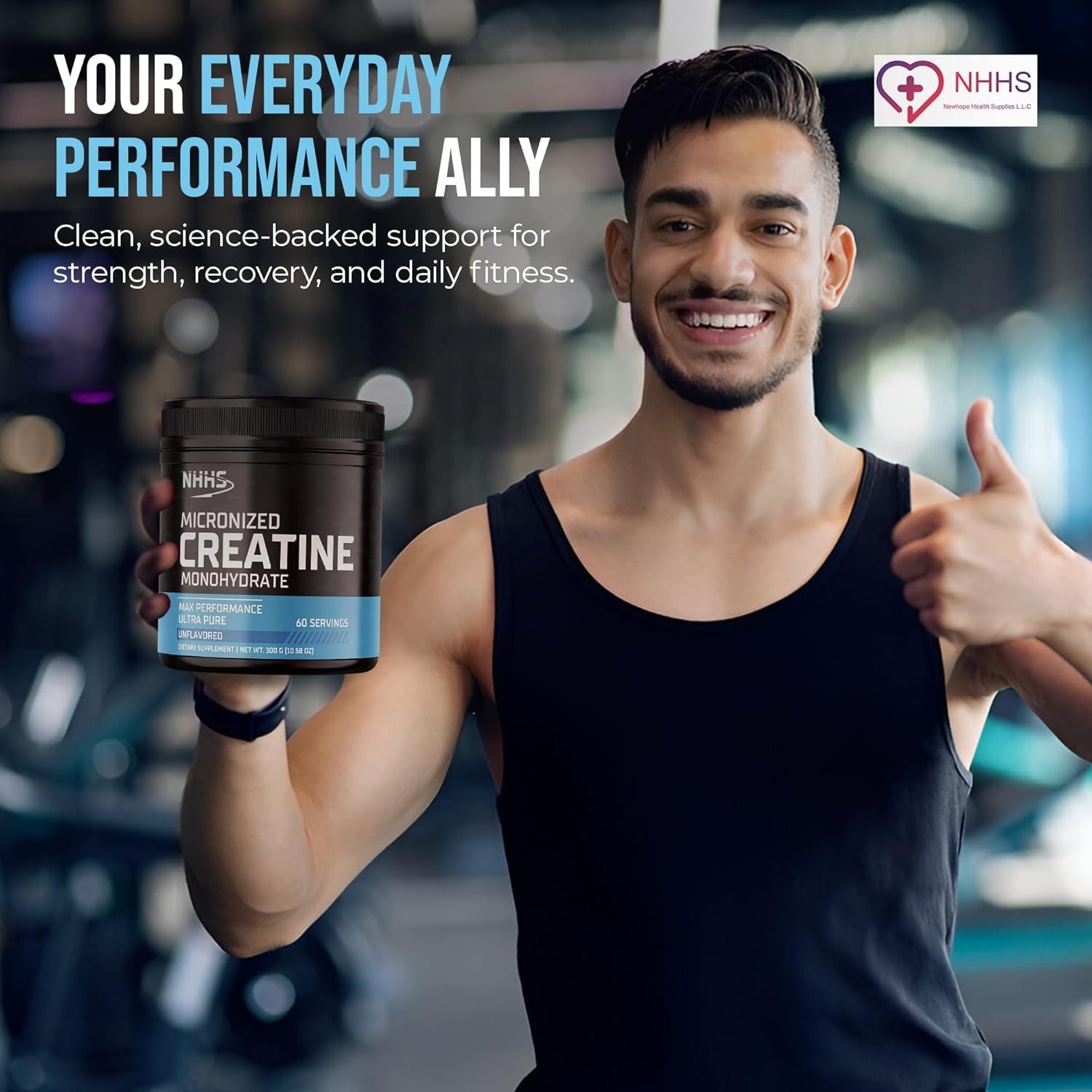 Micronized Creatine Monohydrate – Ultra-Pure, 60 Servings for Enhanced Strength