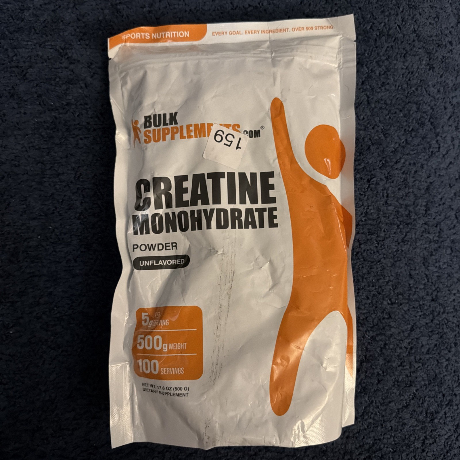 BulkSupplements Creatine Monohydrate 500g