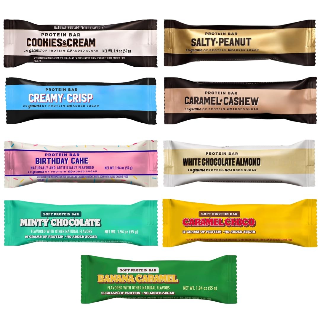 Barebels Protein Bars Variety Pack Sampler, Protein Snacks with 20g of High Prot
