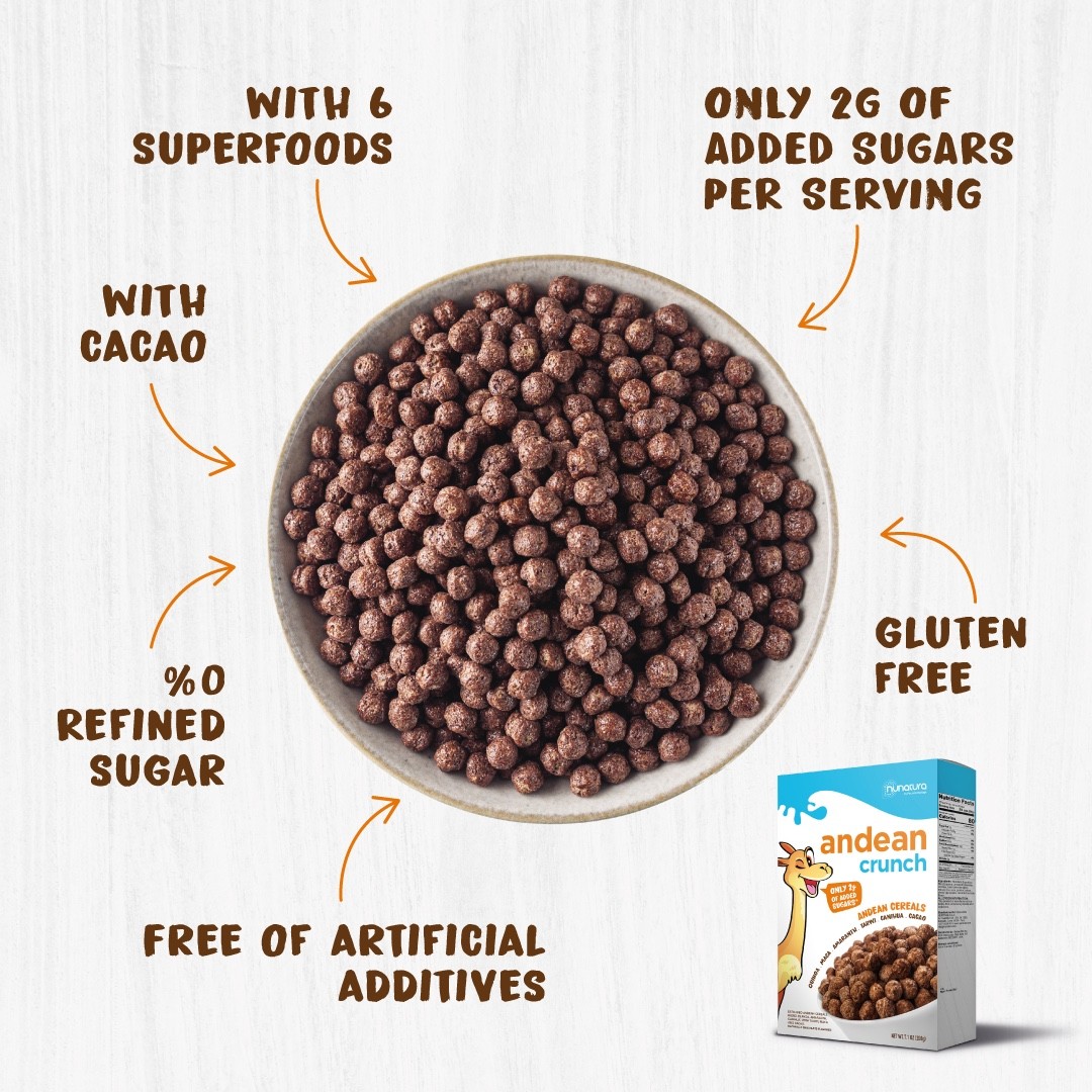 4 boxes Cereal – Antioxidant and anti-inflammatory properties – Organic, Vegan.