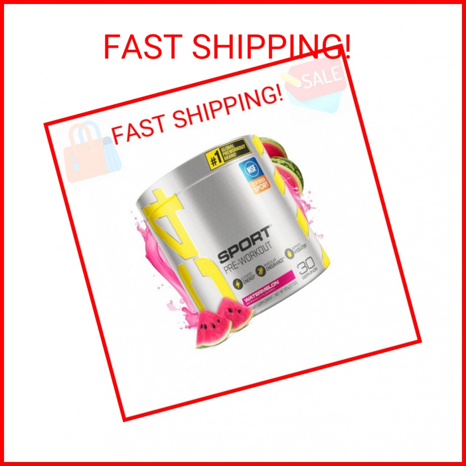 Cellucor C4 Sport Pre Workout Powder Watermelon – NSF Certified for Sport + Prew