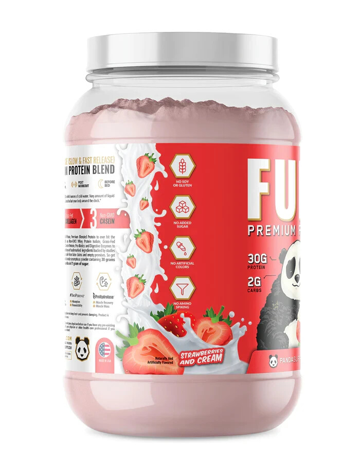 Panda Supps Fuel Premium Whey Casein Collagen Protein Blend 25 Serving 5 Flavors