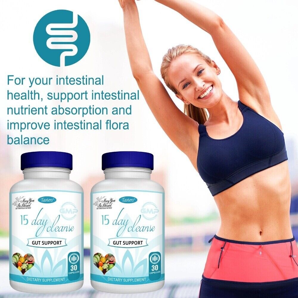 15 Day Cleanse – Gut & Colon Support | Unisex | 30 Capsules