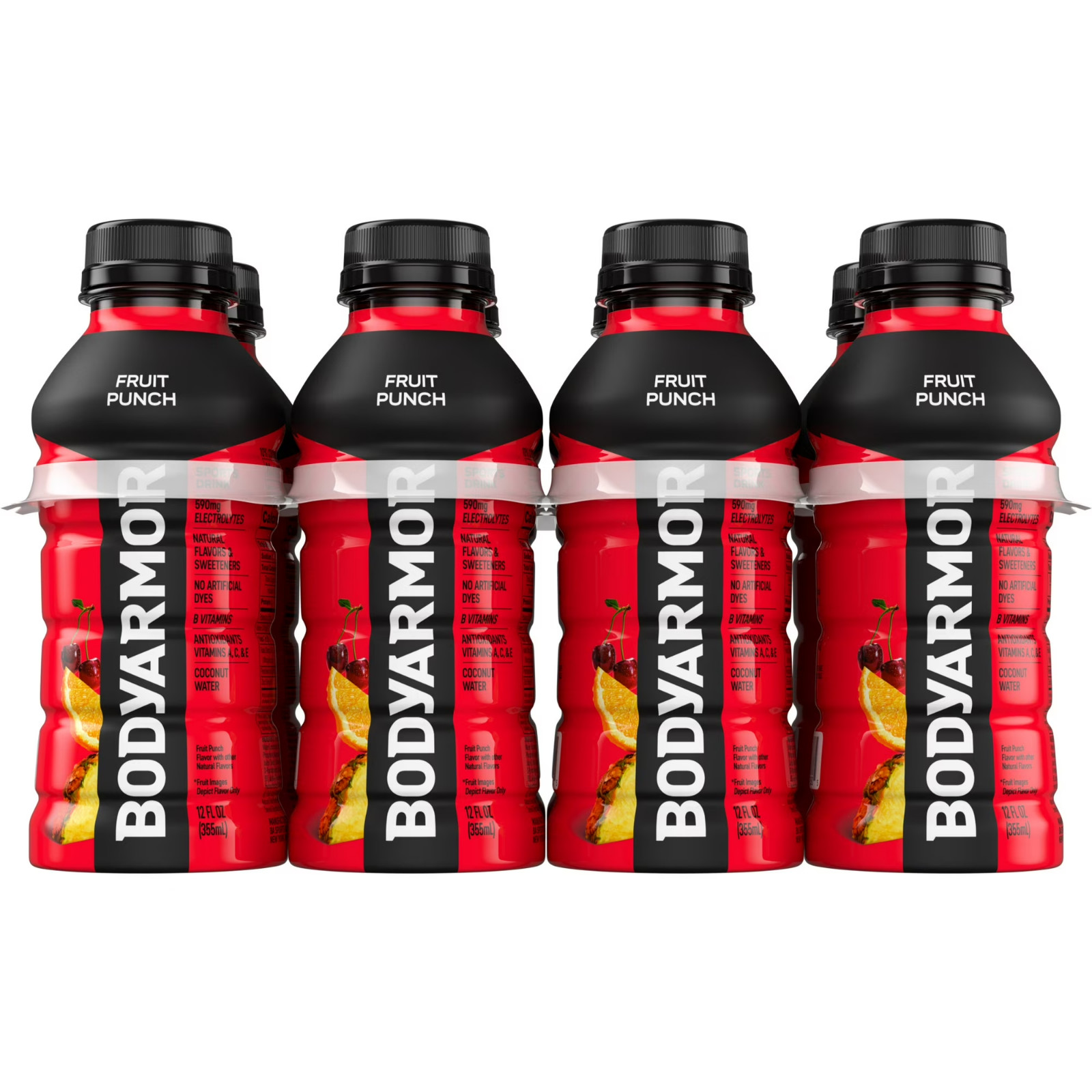 BODYARMOR sports Drink Fruit punch 12 fl oz Bbottles Hydration 8 Pack…