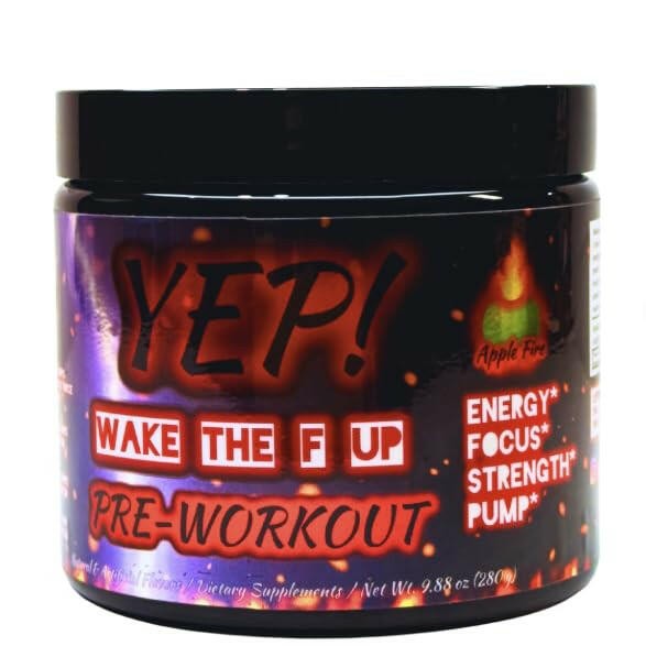 YEP Wake The Faith Up Advanced Pre-Workout – Apple Fire – 40 Servings (New an…