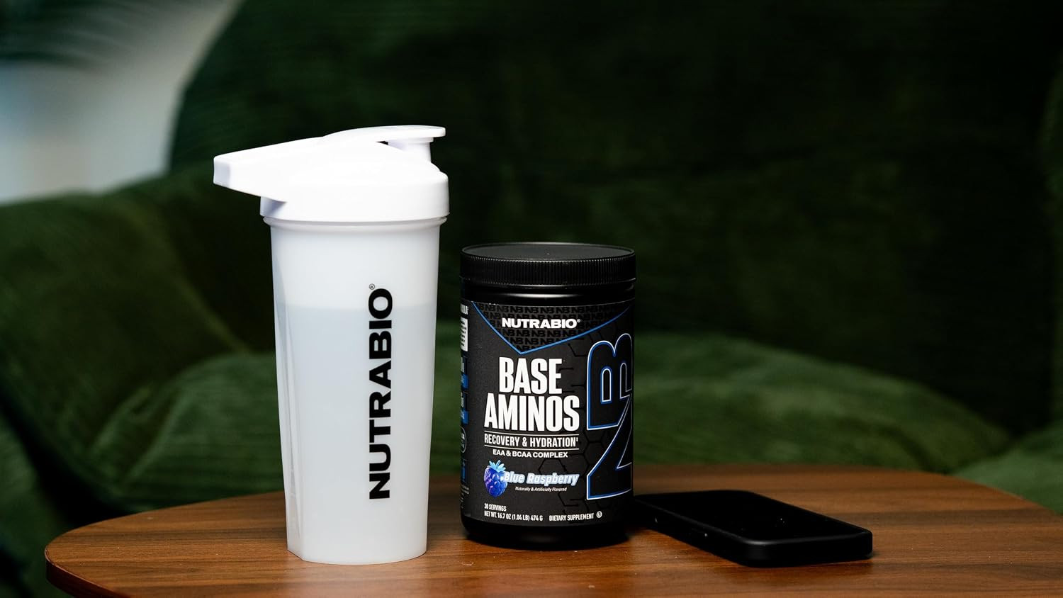 Base Aminos EAA + BCAA Powder – 10G Essential Amino Acids Supplement, 6G 2:1:1 B