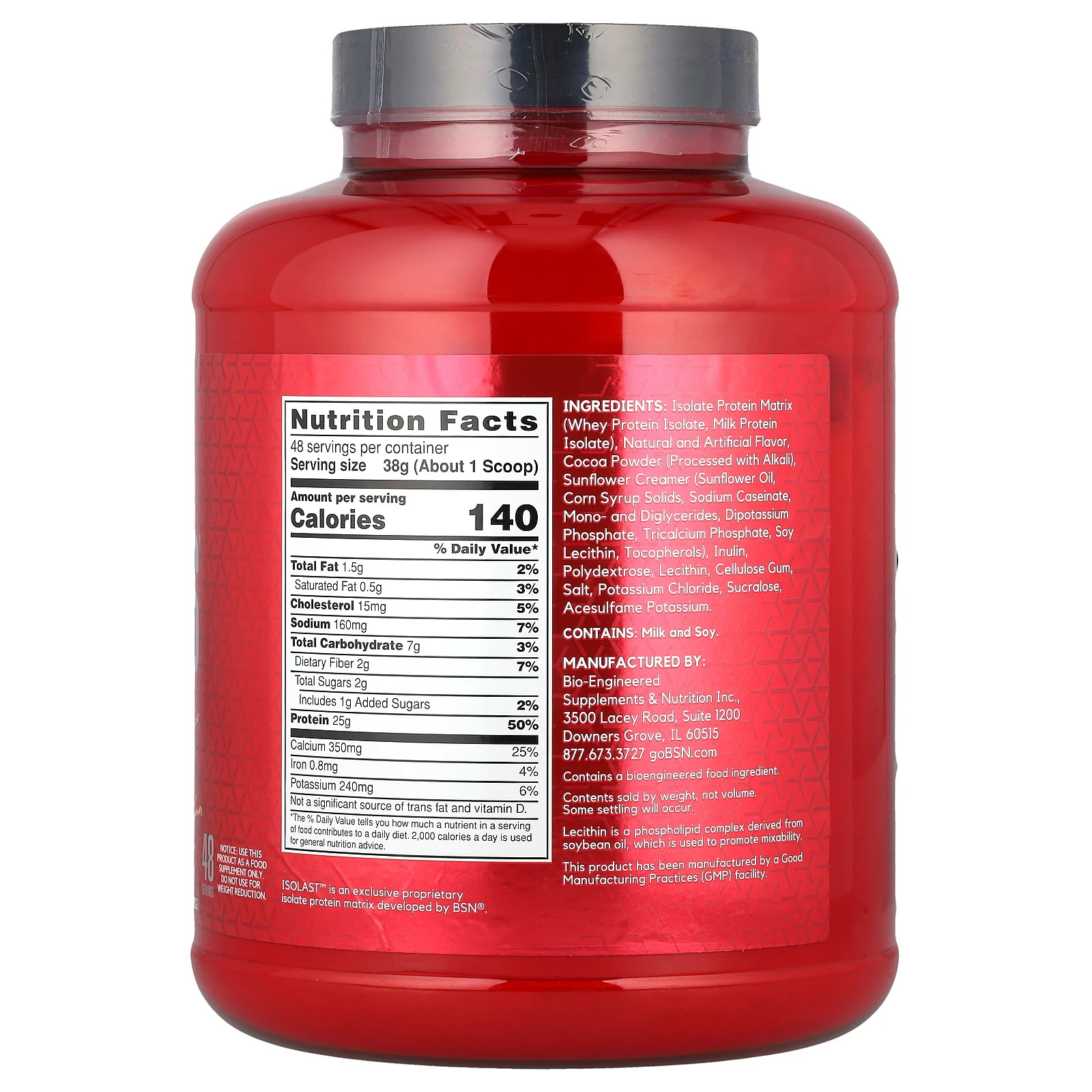 Syntha-6 Isolate, Protein Powder Drink Mix, Chocolate Milkshake, 4.02 lb (1.82