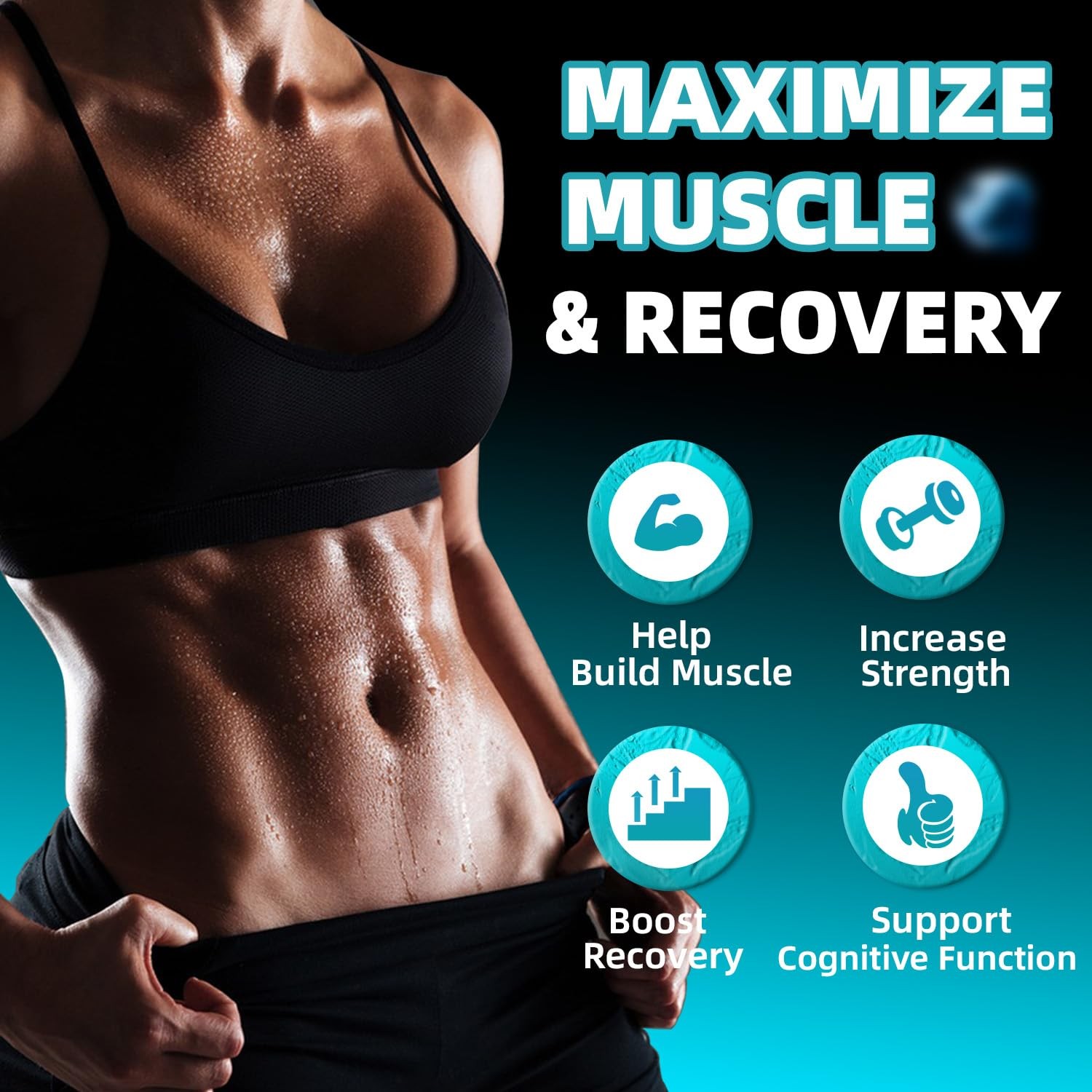 Creatine Monohydrate Gummies 9000mg for Men & Women, Potent Creatine Suppleme…