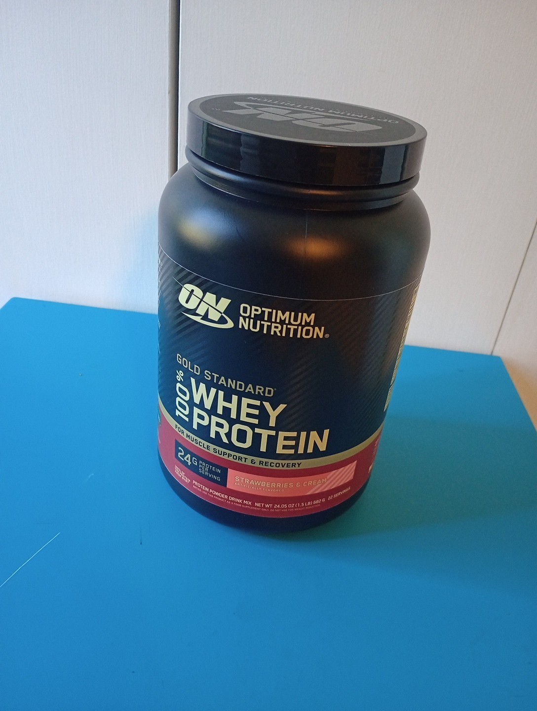 Optimum Nutrition Gold Standard 100% Whey Protein Powder – Vanilla Ice Cream…