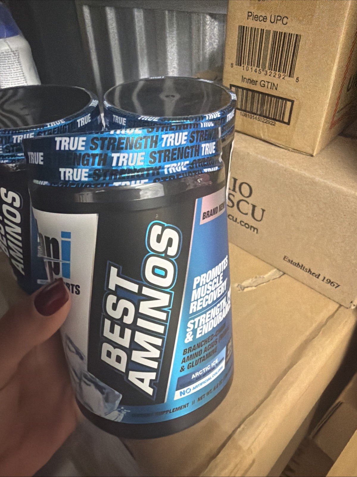 BPI Sports Best Aminos – BCAA Powder Post Workout & Glutamine Arctic Ice 8.82oz