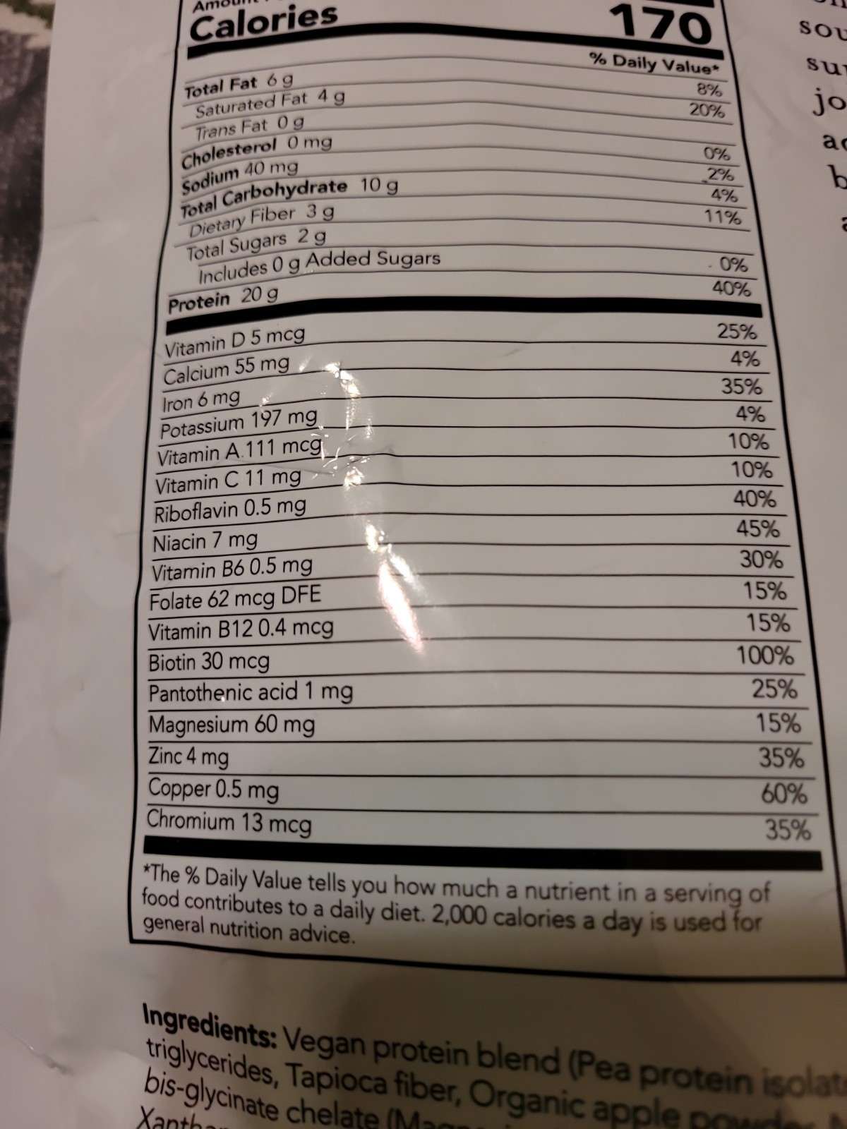 Young Living Essential Oils Power Meal Vegan Meal Replacement