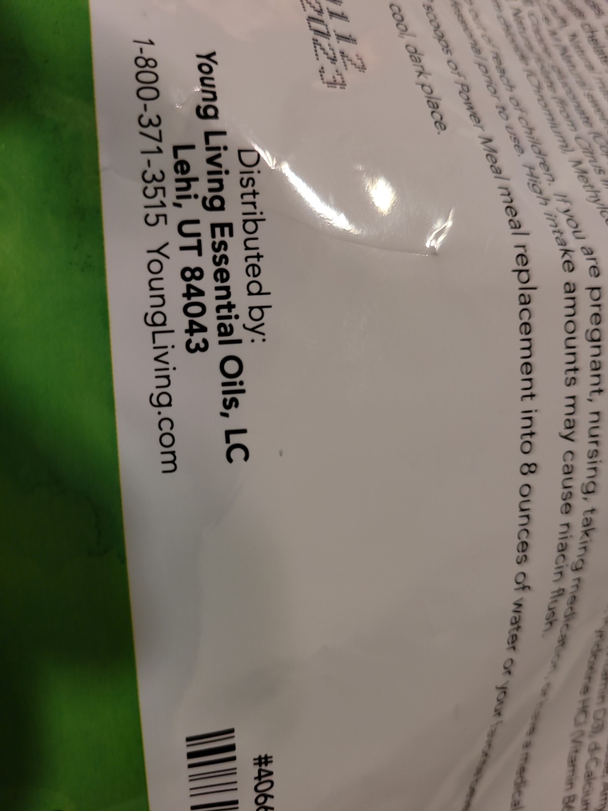 Young Living Essential Oils Power Meal Vegan Meal Replacement