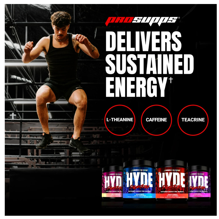 ProSupps Mr. Hyde Signature Pre-Workout Powder Blue Razz 14.7 oz
