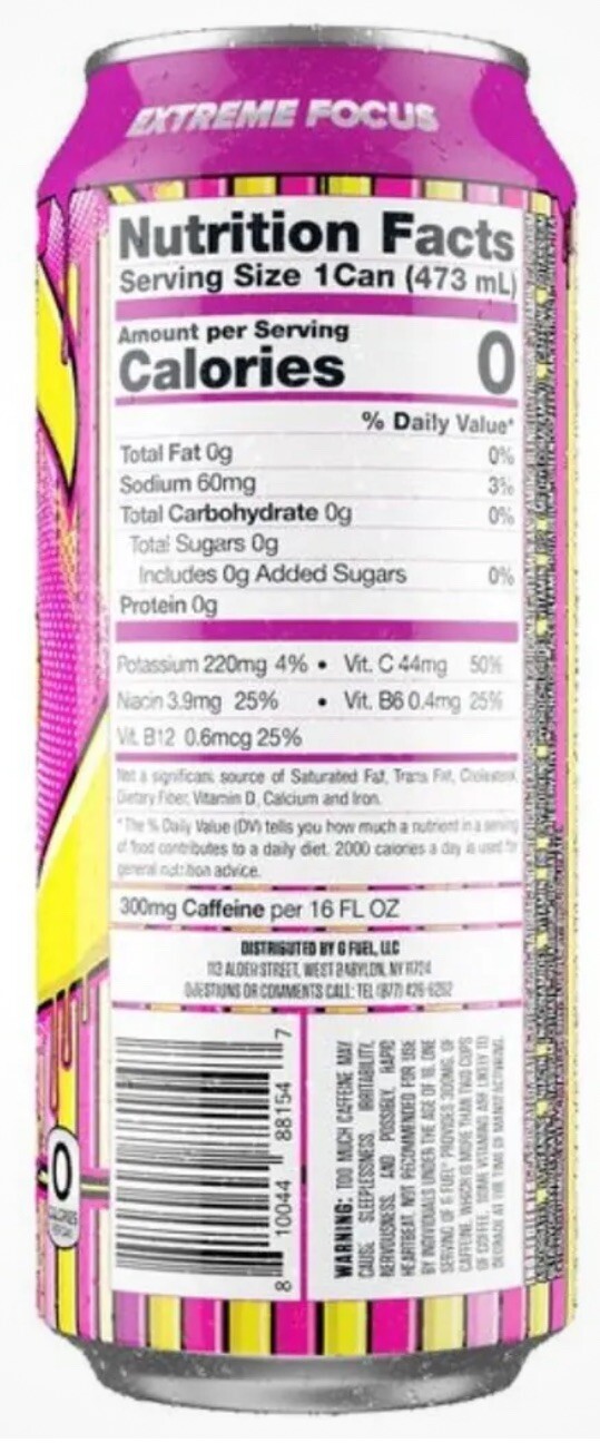 GFUEL HYPE SAUCE ENERGY DRINK 1 NEW UNOPENED 16 FL OZ CAN HARD TO FIND