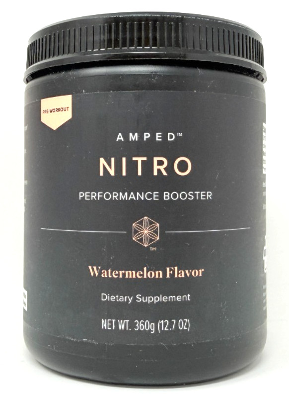 Isagenix Amped Nitro Pre-Workout Performance Booster – Watermelon – EXP 8/2027