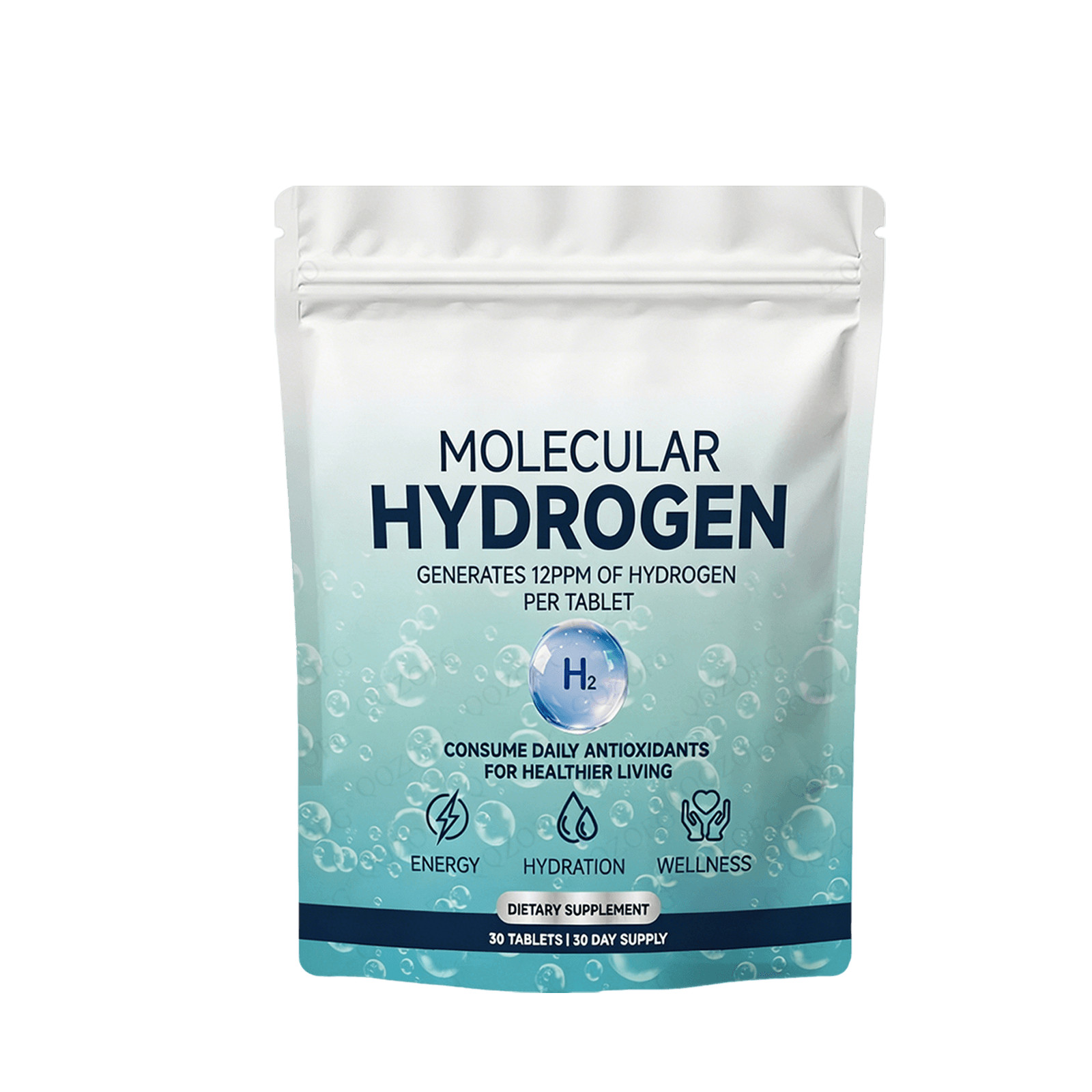 Energy-boosting Tablets designed for Drinking Water, Hydrogen Water Tablets H…