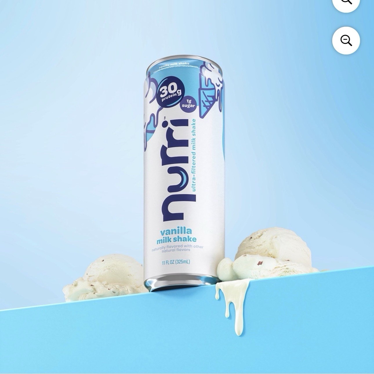 nurri Ultra-Filtered Vanilla Milk Shake 30g Protein Lactose-Free 12pk 11oz