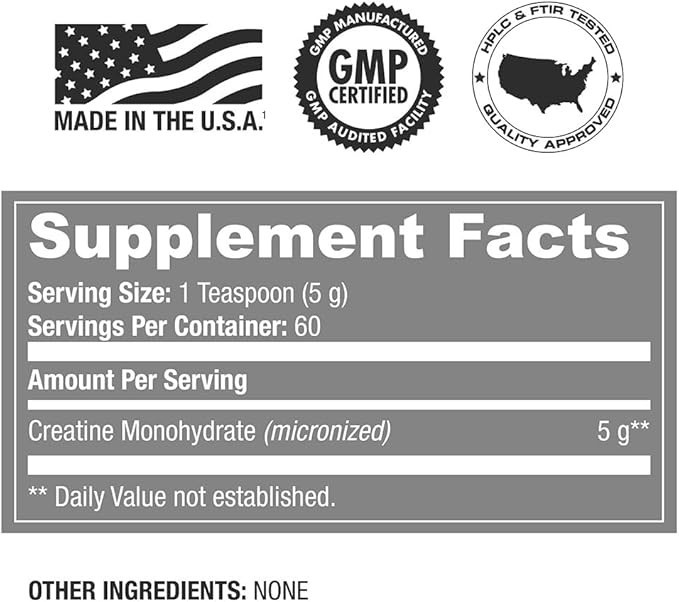 Performance Creatine 300g Supports Muscle Growth and Athletic Endurance EXP10/27