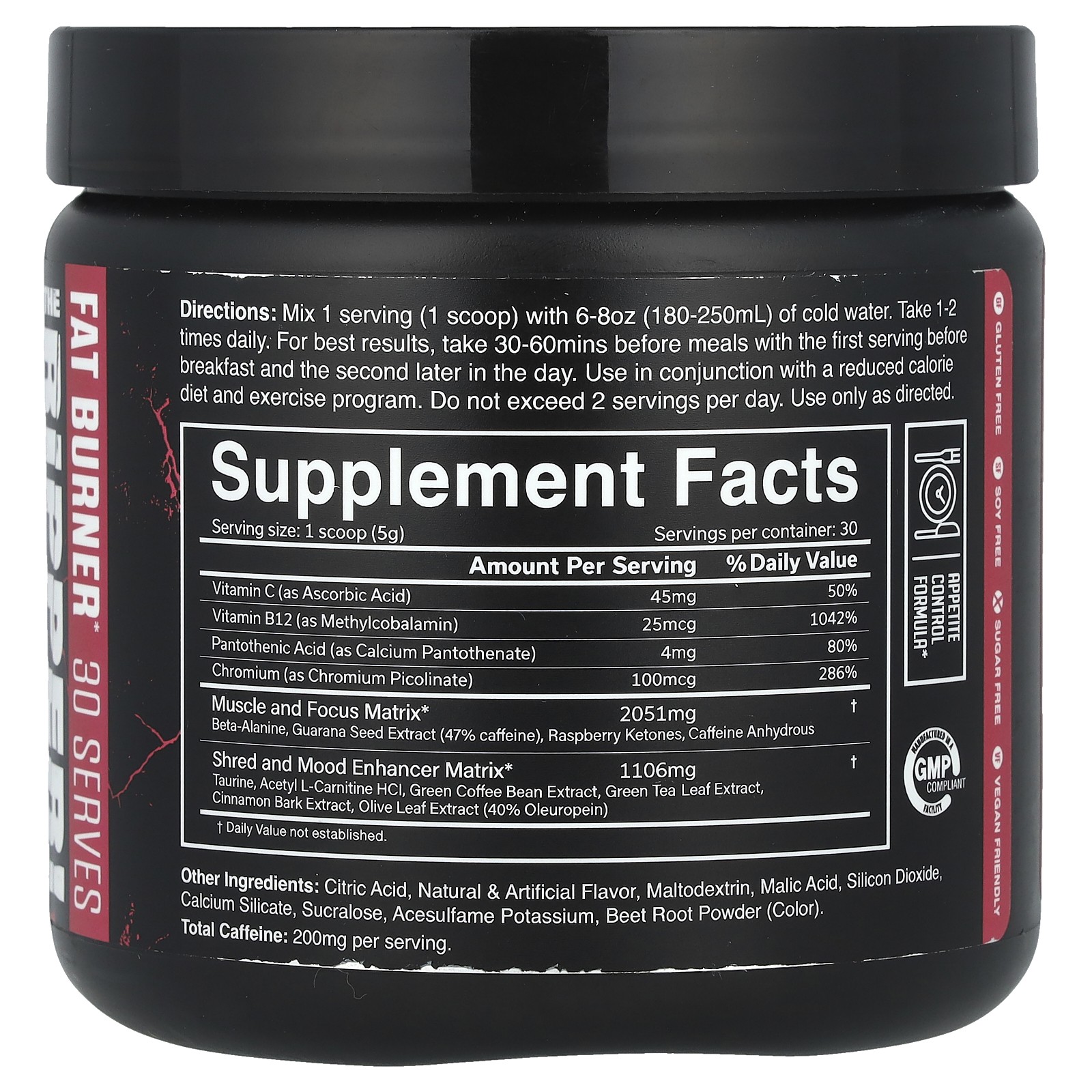 The Ripper, Fat Burner, Raspberry Lemonade, 5.3 oz (150 g)