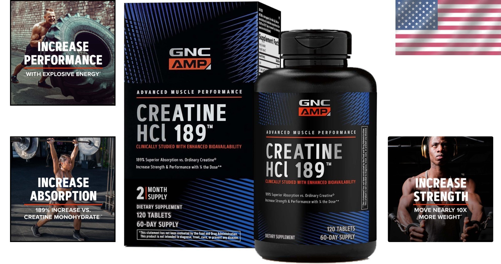 Fast Absorbing Creatine HCl 189 for Athletes