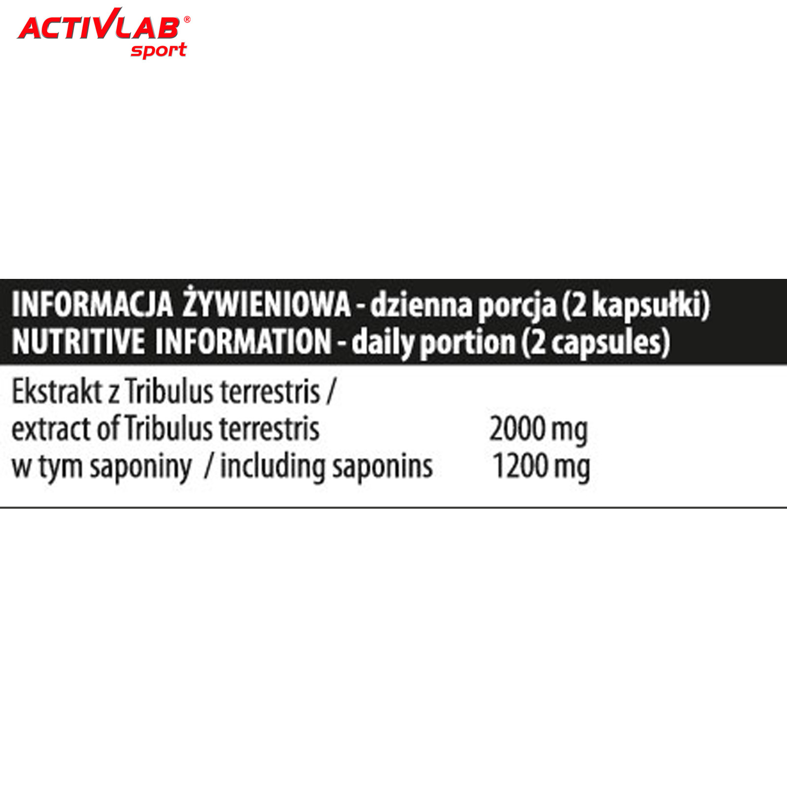 TRIBUSTALLION – Tribulus Terrestris Estract Supplement Testosterone Booster