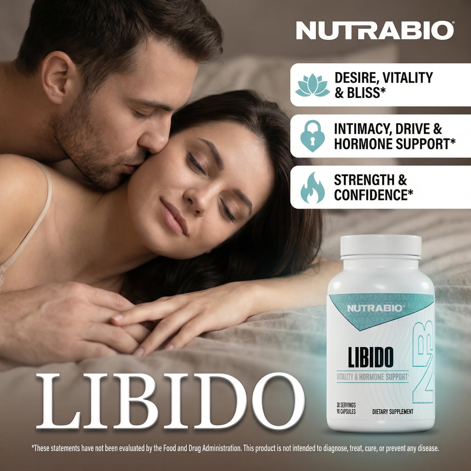 Nutrabio – For Men – – – 90 – 30 Servings