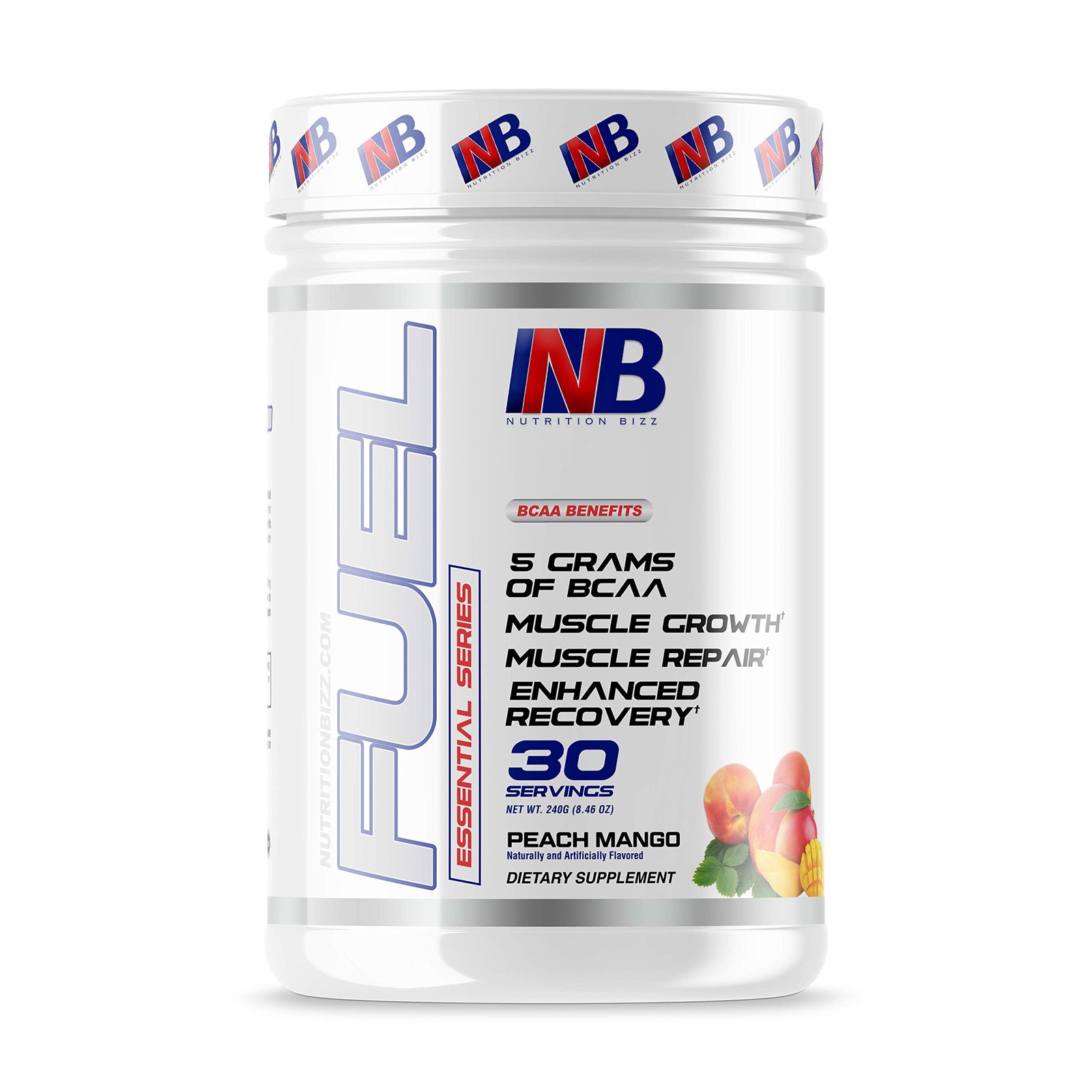 BCAA Powder, 5 Grams of BCAAs Amino Acids, Post Workout Recovery Drink for Mu…