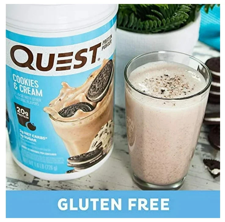 Quest Protein Powder Cookies & Cream 20g Protein 1.6LB