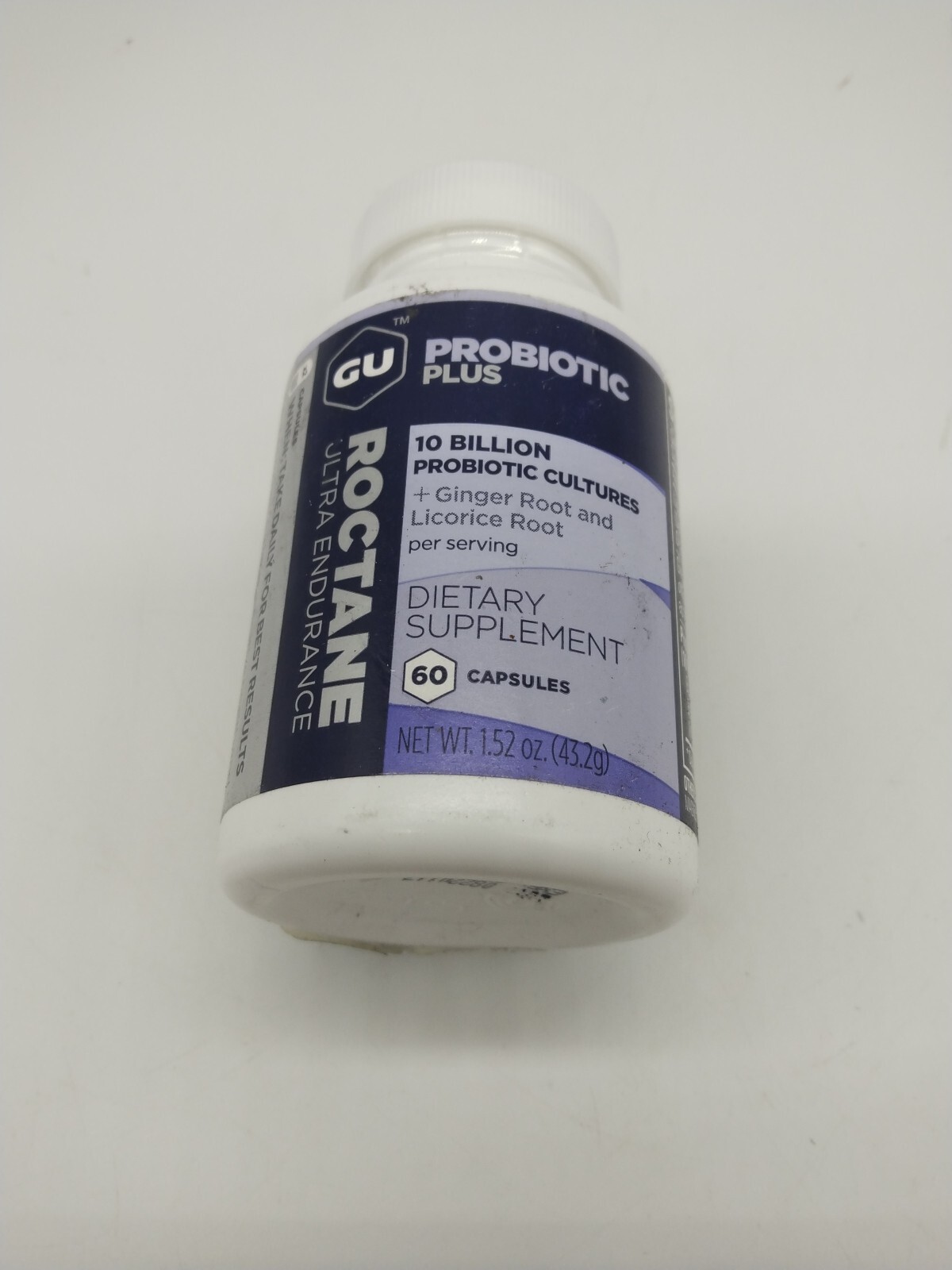 GU ROCTANE PROBIOTICS PLUS Capsule Sport Supplement : 60 Capsules Exp 7/24. 244